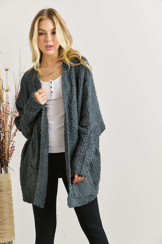 ADORA Popcorn Knit Cardigan