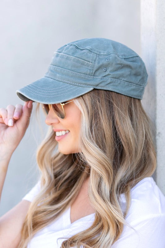 Distressed Cadet Hat Cap | Shop Webbi