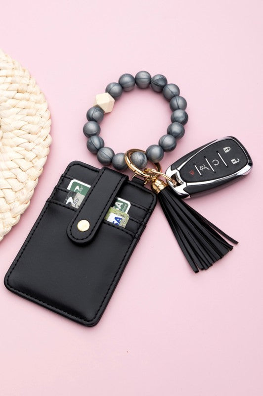 Silicone Key Ring Wallet Bracelet | Shop Webbi
