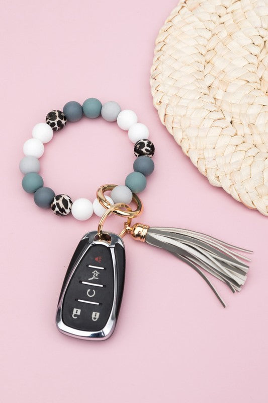 Silicone Monochromatic Key Ring Bracelet | Shop Webbi