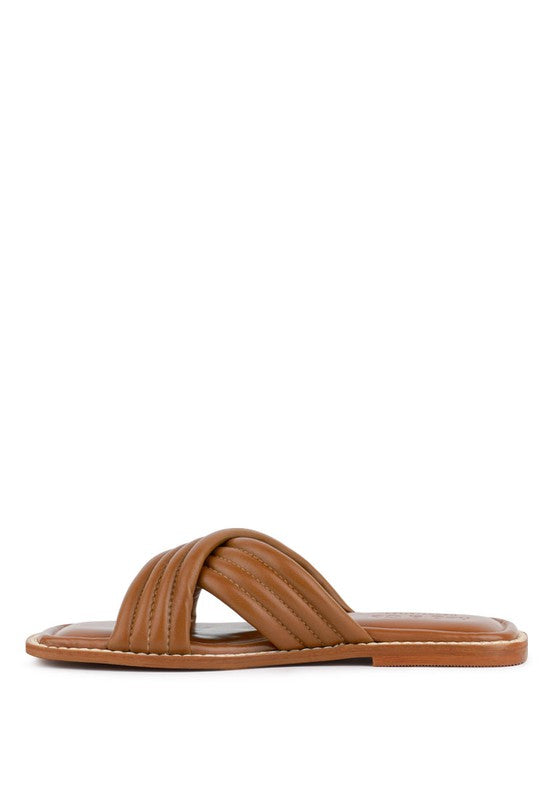 EURA Quilted Leather Flats | Shop Webbi