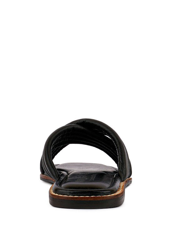 EURA Quilted Leather Flats | Shop Webbi
