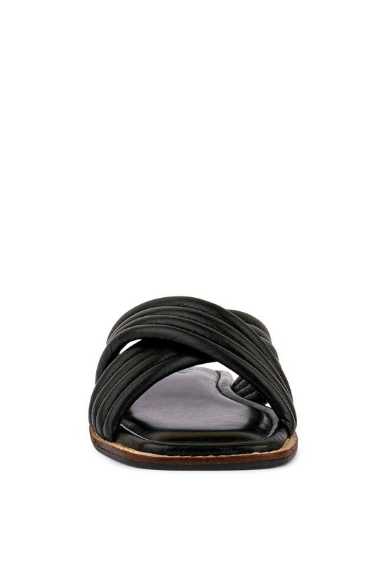 EURA Quilted Leather Flats | Shop Webbi