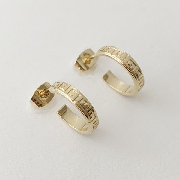Greek Hoops - Big | Shop Webbi