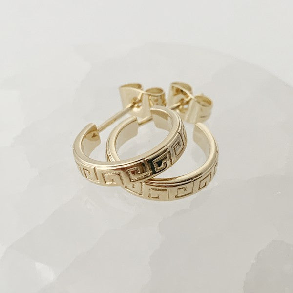 Greek Hoops - Big | Shop Webbi