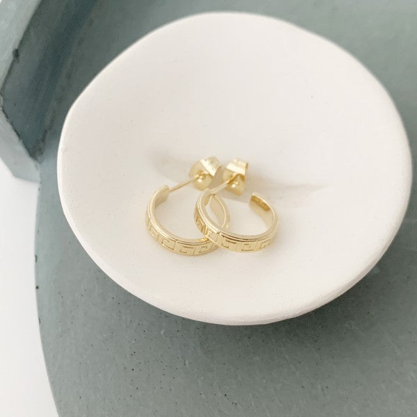 Greek Hoops - Big | Shop Webbi