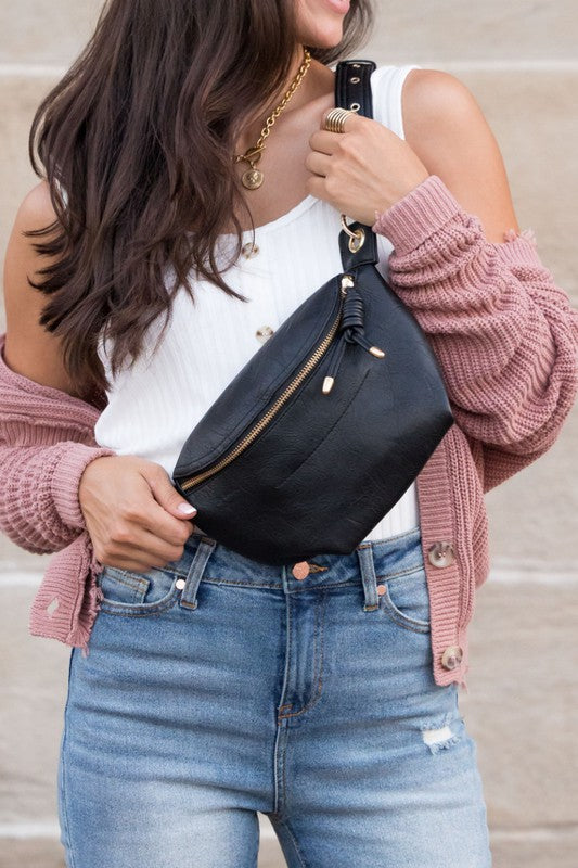 Luxe Convertible Sling Belt Bum Bag | Shop Webbi
