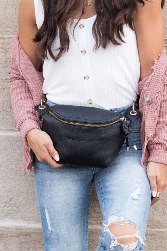 Luxe Convertible Sling Belt Bum Bag | Shop Webbi