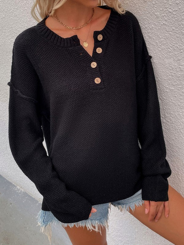 Women Long Sleeve Loose Fit Sweater | Shop Webbi