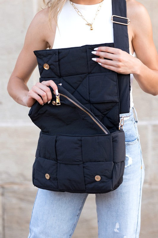 Romy Fold-Over Puffer Crossbody Plus Pouch | Shop Webbi
