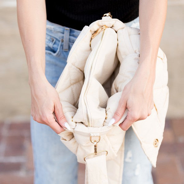 Romy Fold-Over Puffer Crossbody Plus Pouch | Shop Webbi