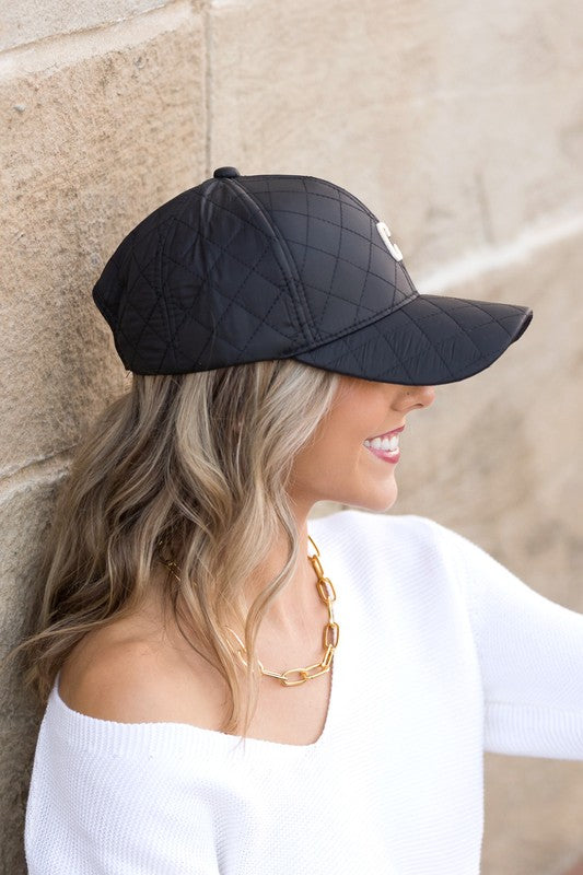 Quilted Puffer Ball Cap | Shop Webbi