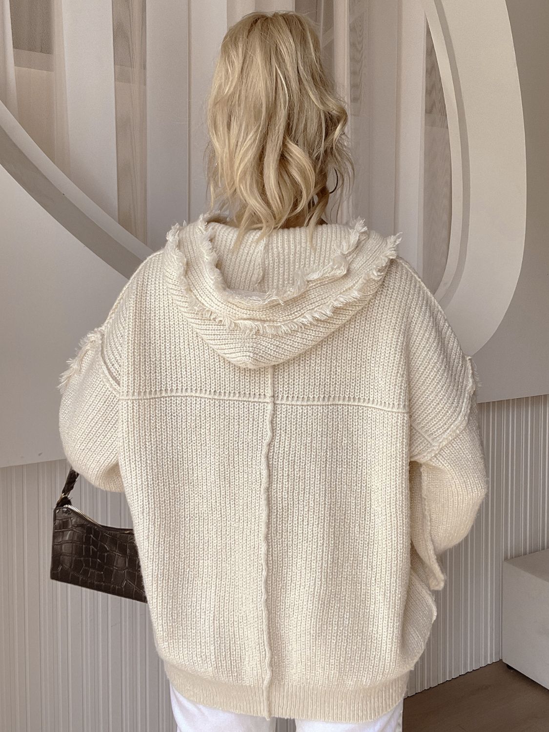 The Samara Fringe Hem Sweater