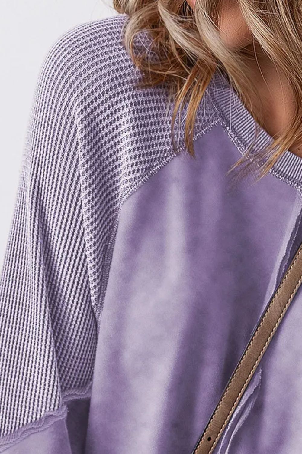The Raven Waffle Seam Sweatshirt (Expanded Colors)