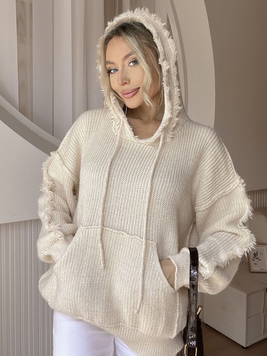 The Samara Fringe Hem Sweater