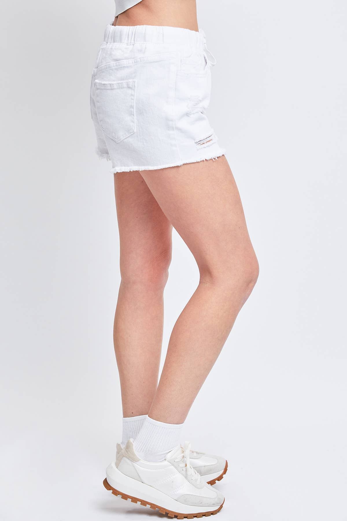 Junior Hybrid Dream High-Rise Jean Jogger Shorts | Shop Webbi