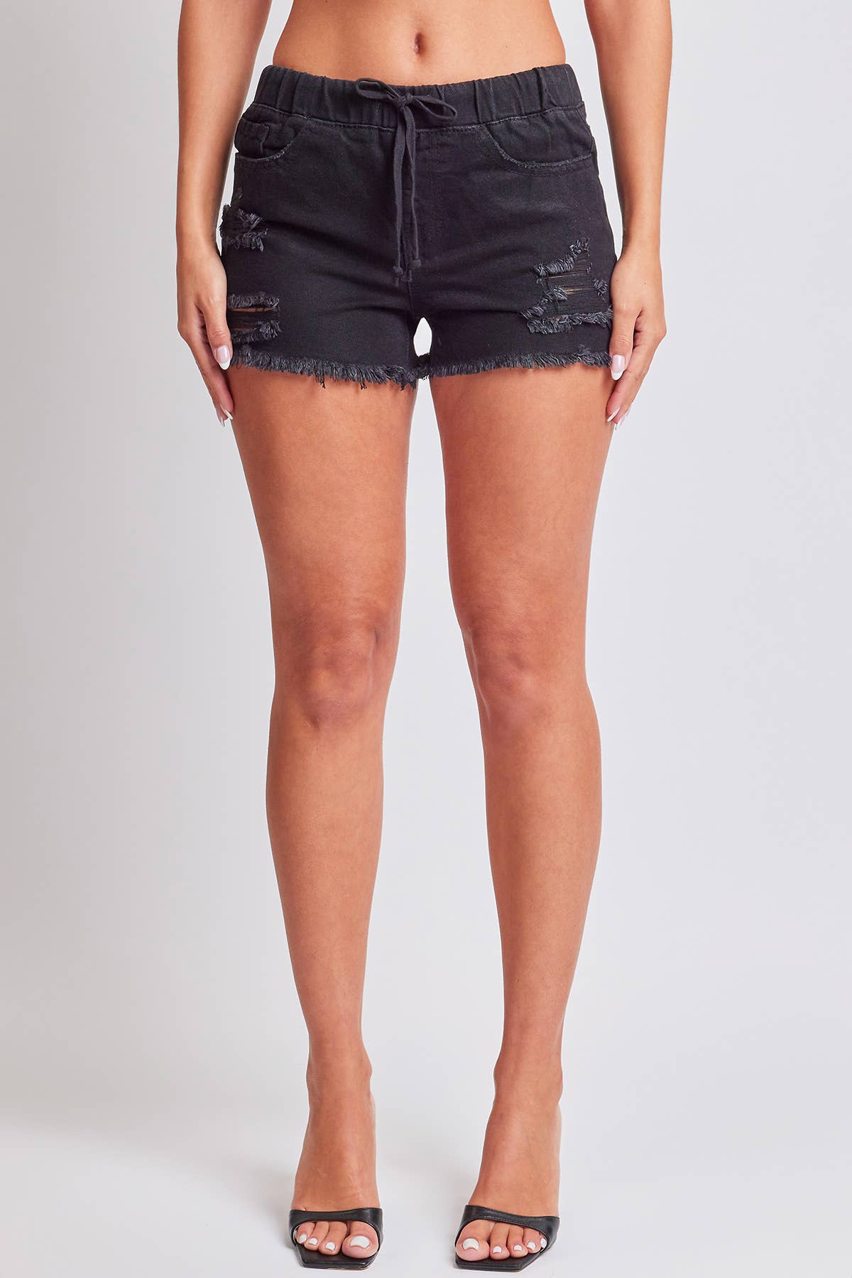 Junior Hybrid Dream High-Rise Jean Jogger Shorts | Shop Webbi