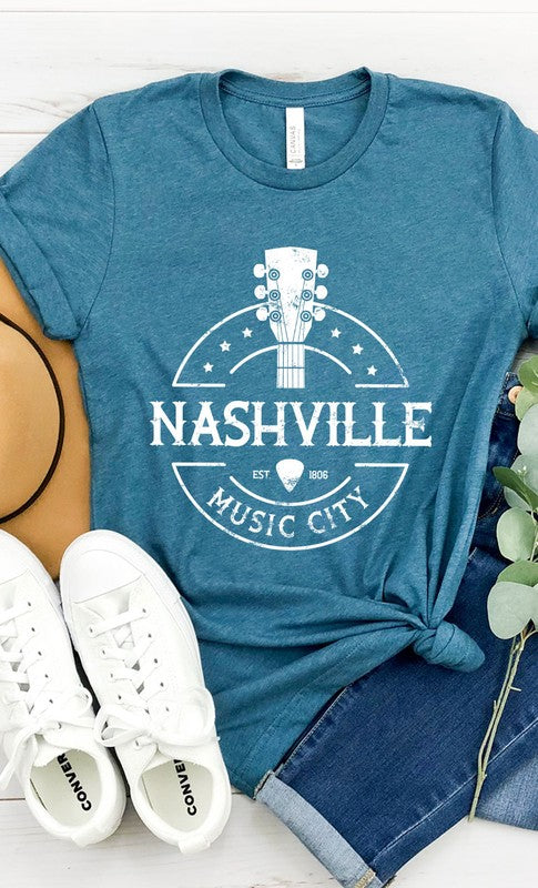 Nashville Music City Graphic Tee PLUS | Shop Webbi
