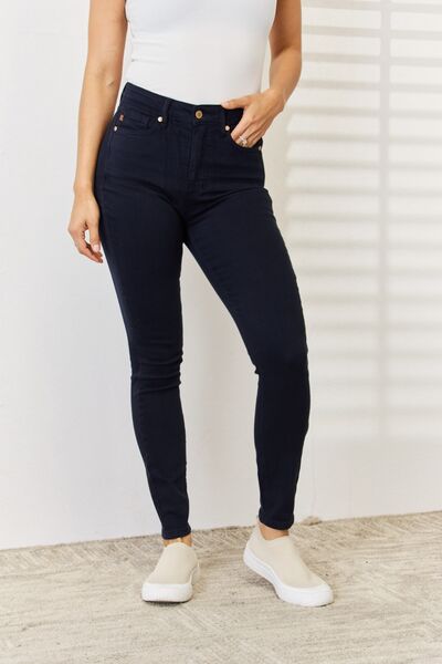 Judy Blue Full Size Garment Dyed Tummy Control Skinny Jeans | Shop Webbi