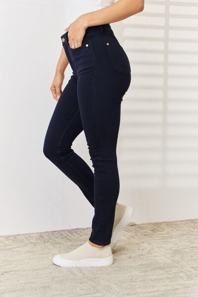 Judy Blue Full Size Garment Dyed Tummy Control Skinny Jeans | Shop Webbi