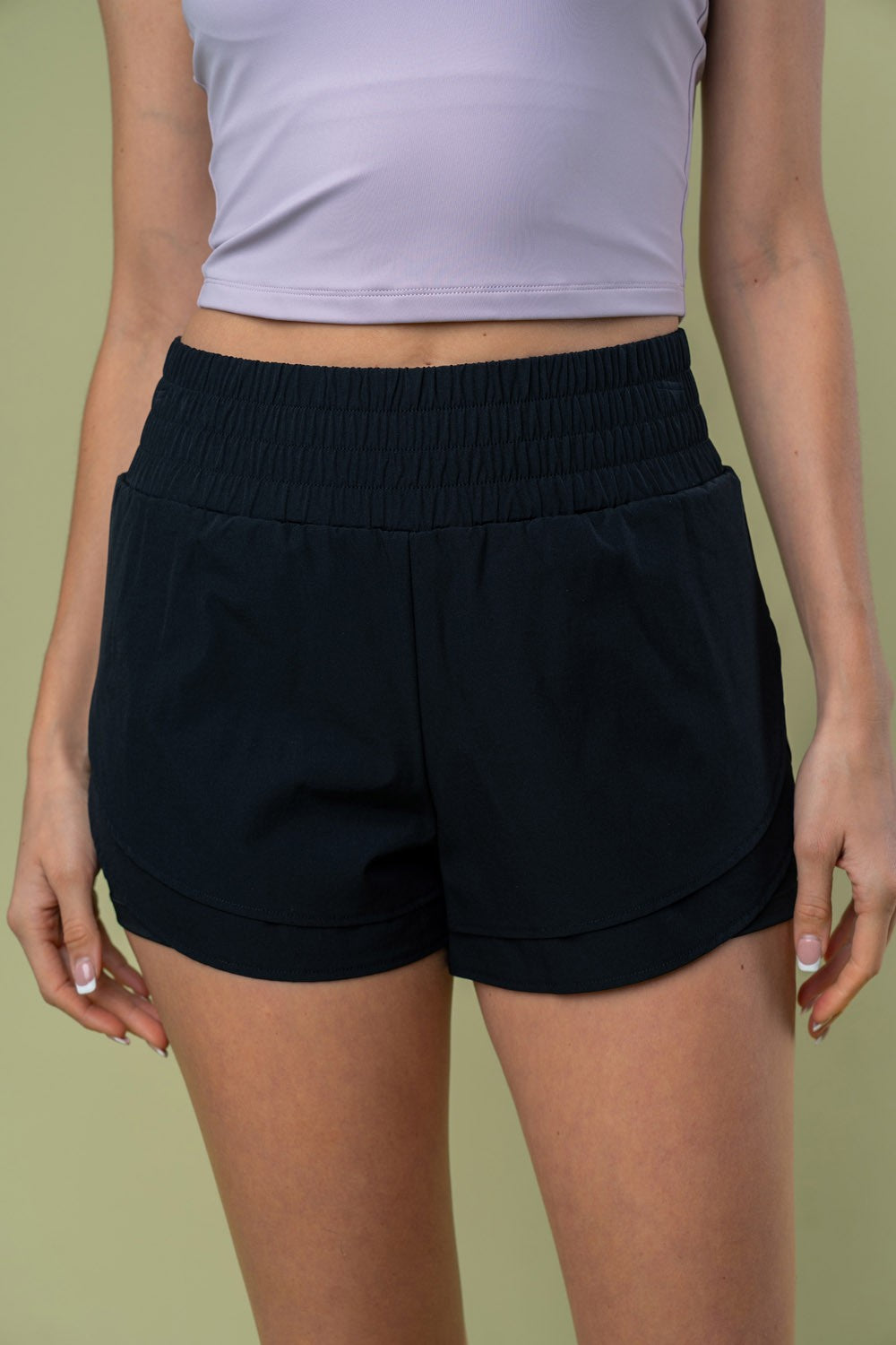 High Waisted Knit Shorts | Shop Webbi