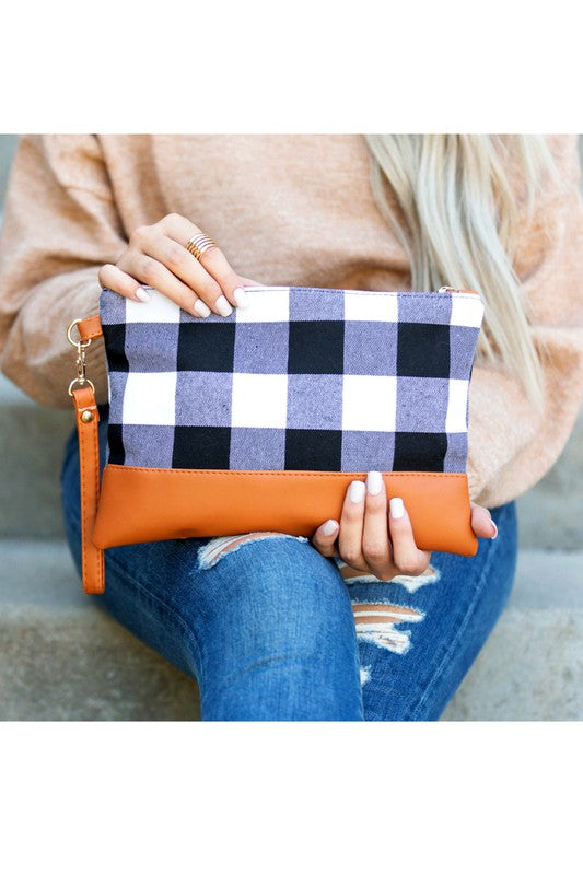 Buffalo Plaid Clutch | Shop Webbi