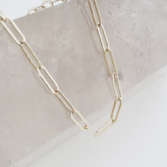 Piper Paperclip Chainlink Necklace | Shop Webbi