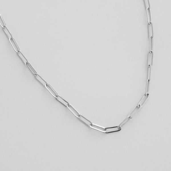 Piper Paperclip Chainlink Necklace | Shop Webbi