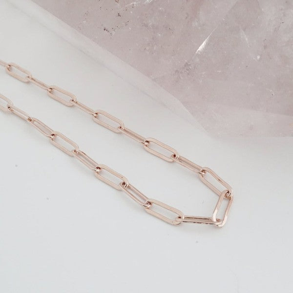 Piper Paperclip Chainlink Necklace | Shop Webbi