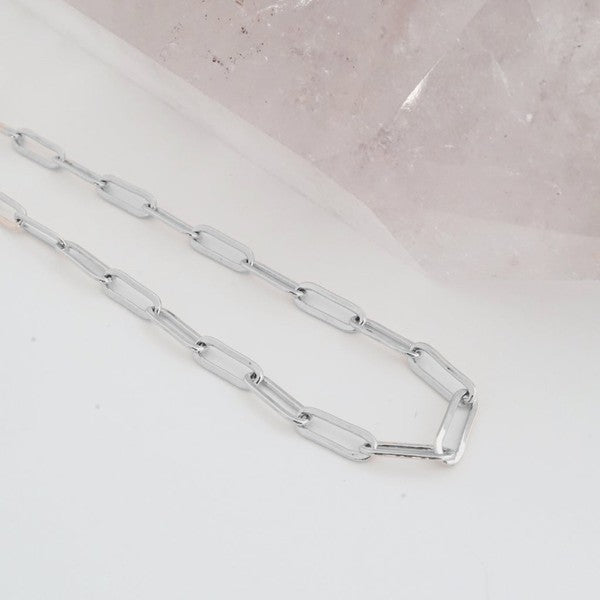 Piper Paperclip Chainlink Necklace | Shop Webbi