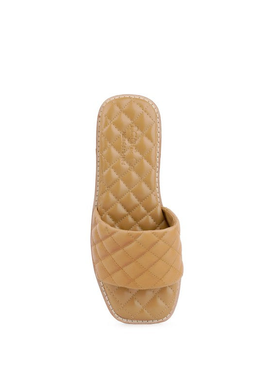 ODALTA Handcrafted Quilted Summer Flats | Shop Webbi