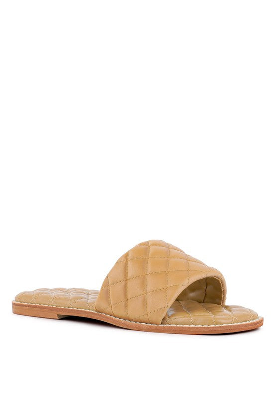 ODALTA Handcrafted Quilted Summer Flats | Shop Webbi
