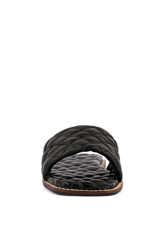 ODALTA Handcrafted Quilted Summer Flats | Shop Webbi