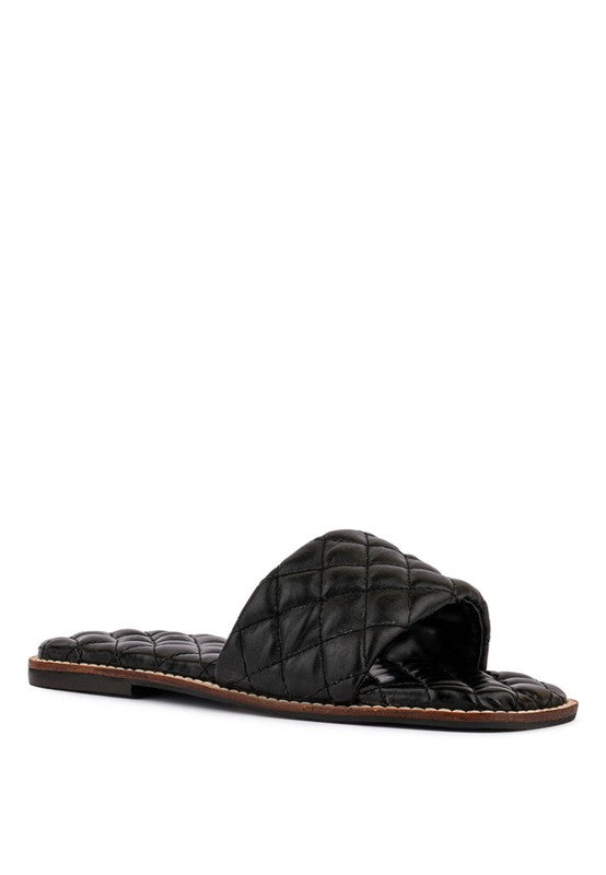 ODALTA Handcrafted Quilted Summer Flats | Shop Webbi