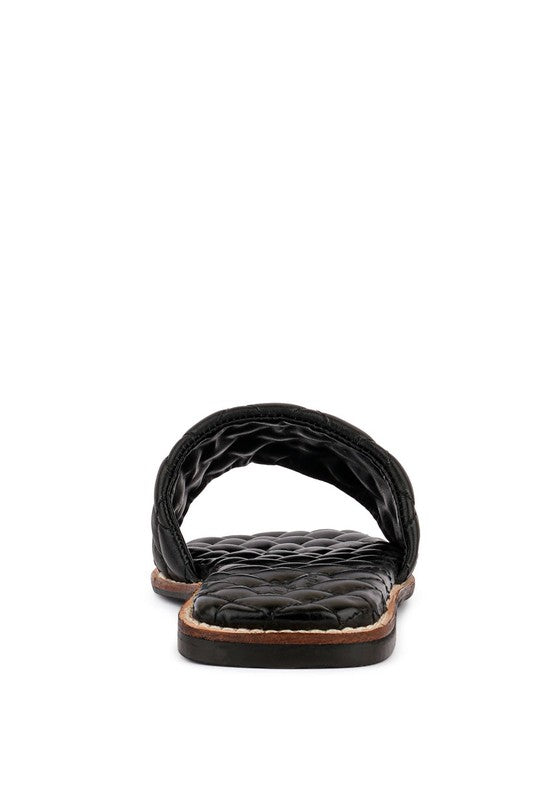 ODALTA Handcrafted Quilted Summer Flats | Shop Webbi