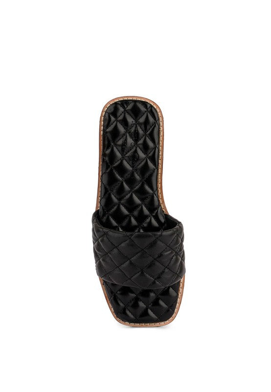 ODALTA Handcrafted Quilted Summer Flats | Shop Webbi
