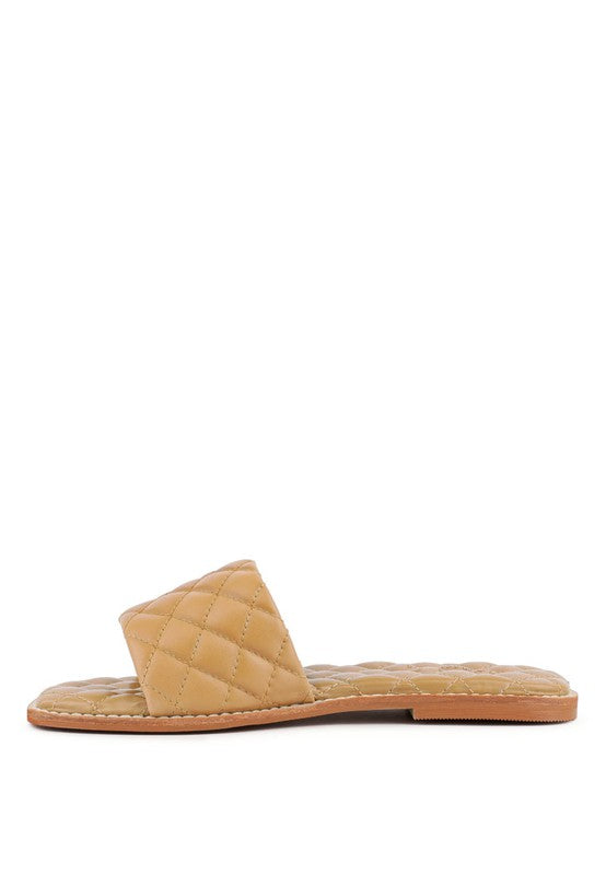 ODALTA Handcrafted Quilted Summer Flats | Shop Webbi