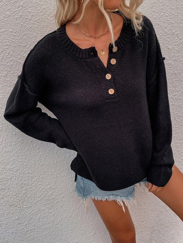 Women Long Sleeve Loose Fit Sweater | Shop Webbi