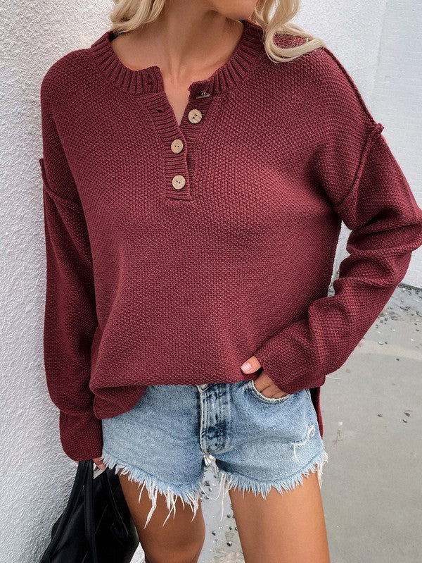 Women Long Sleeve Loose Fit Sweater | Shop Webbi