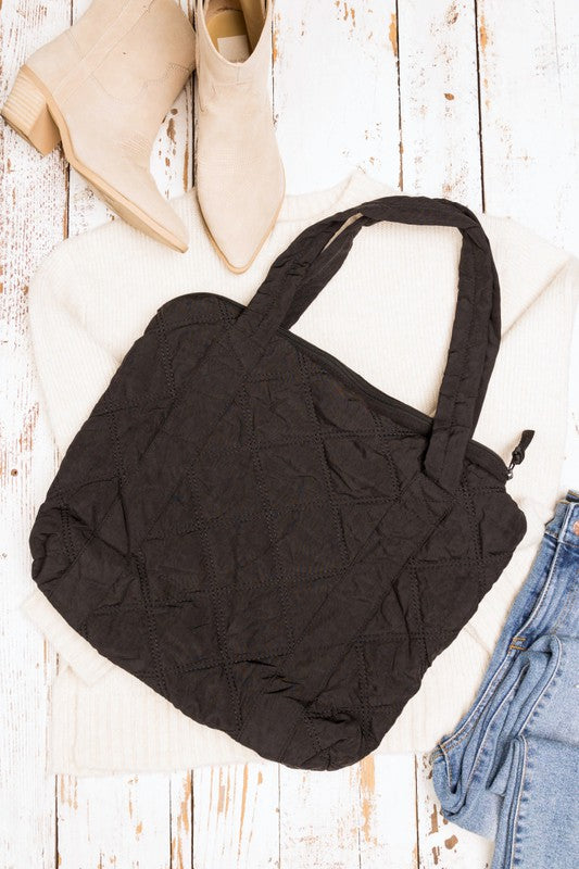 Quilted Tote | Shop Webbi