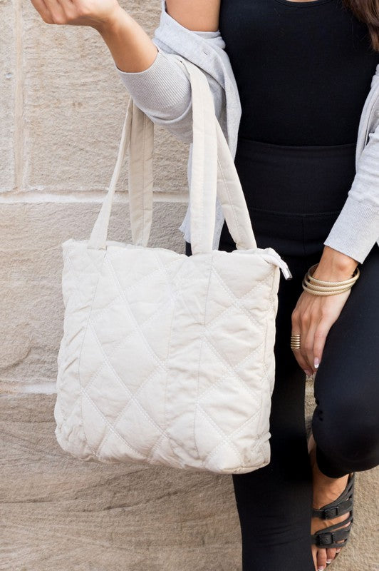 Quilted Tote | Shop Webbi