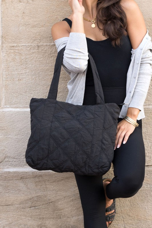 Quilted Tote | Shop Webbi