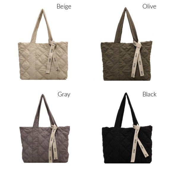 Quilted Tote | Shop Webbi