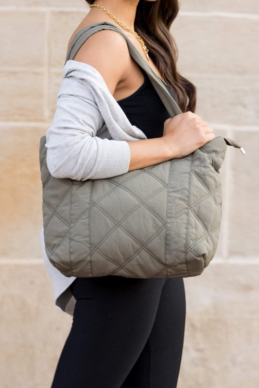 Quilted Tote | Shop Webbi