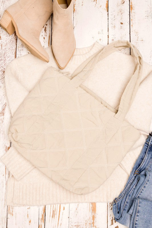 Quilted Tote | Shop Webbi