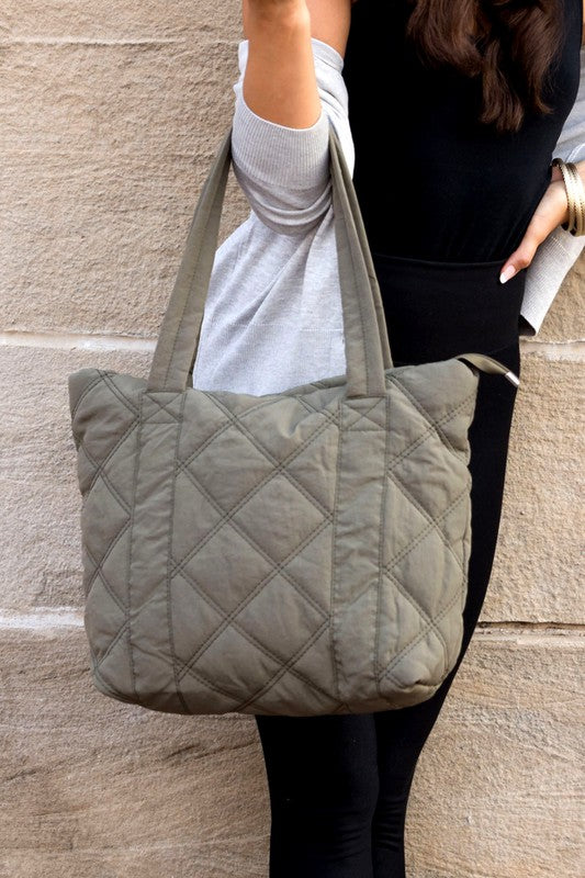 Quilted Tote | Shop Webbi