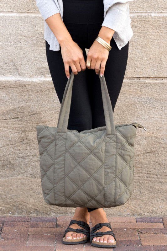 Quilted Tote | Shop Webbi