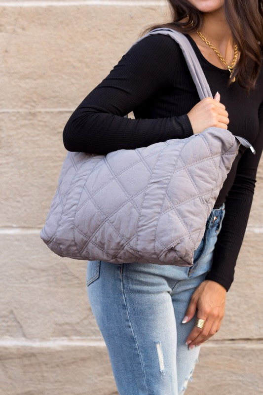 Quilted Tote | Shop Webbi