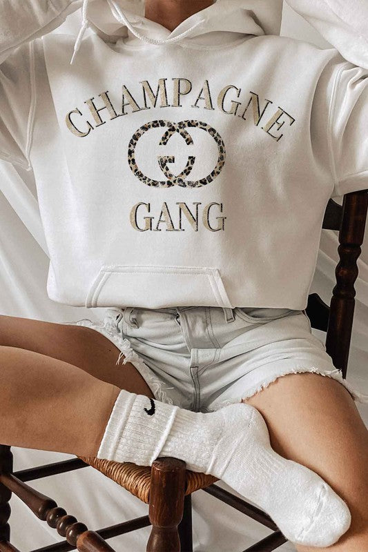 CHAMPAGNE GANG HOODIE PLUS SIZE | Shop Webbi