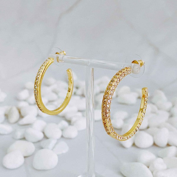 Plain Or Shine Reversible Hoop Earrings | Shop Webbi